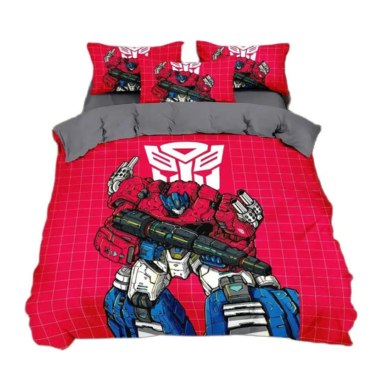 Housse de Couette Collector Transformers - Optimus Prime Rouge