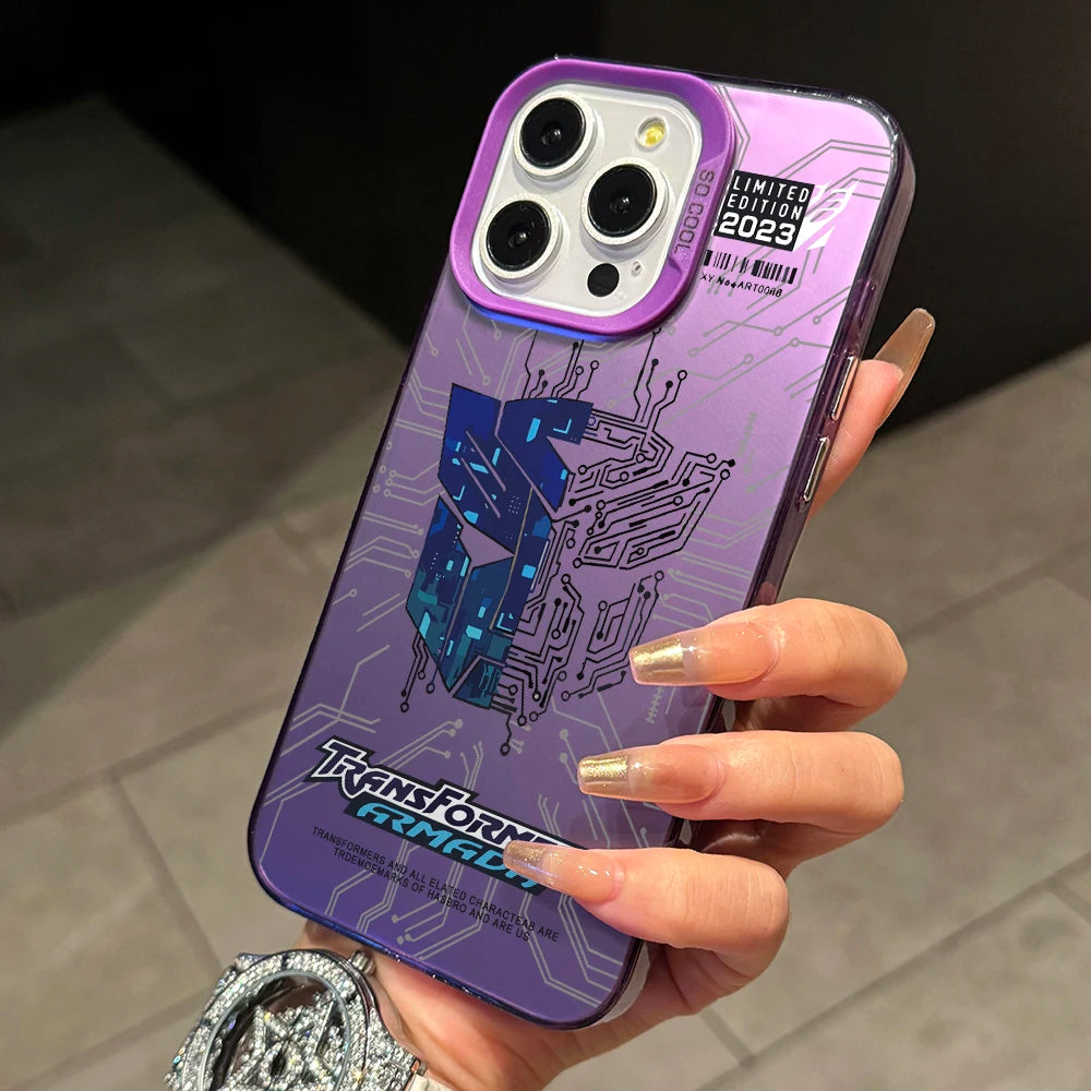 Transformers iPhone Case Purple