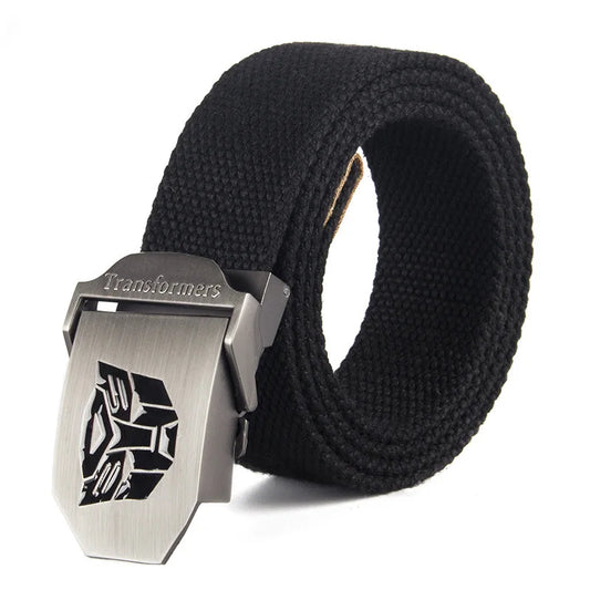 Cinturón de Transformers - Logotipo de Autobots Negro