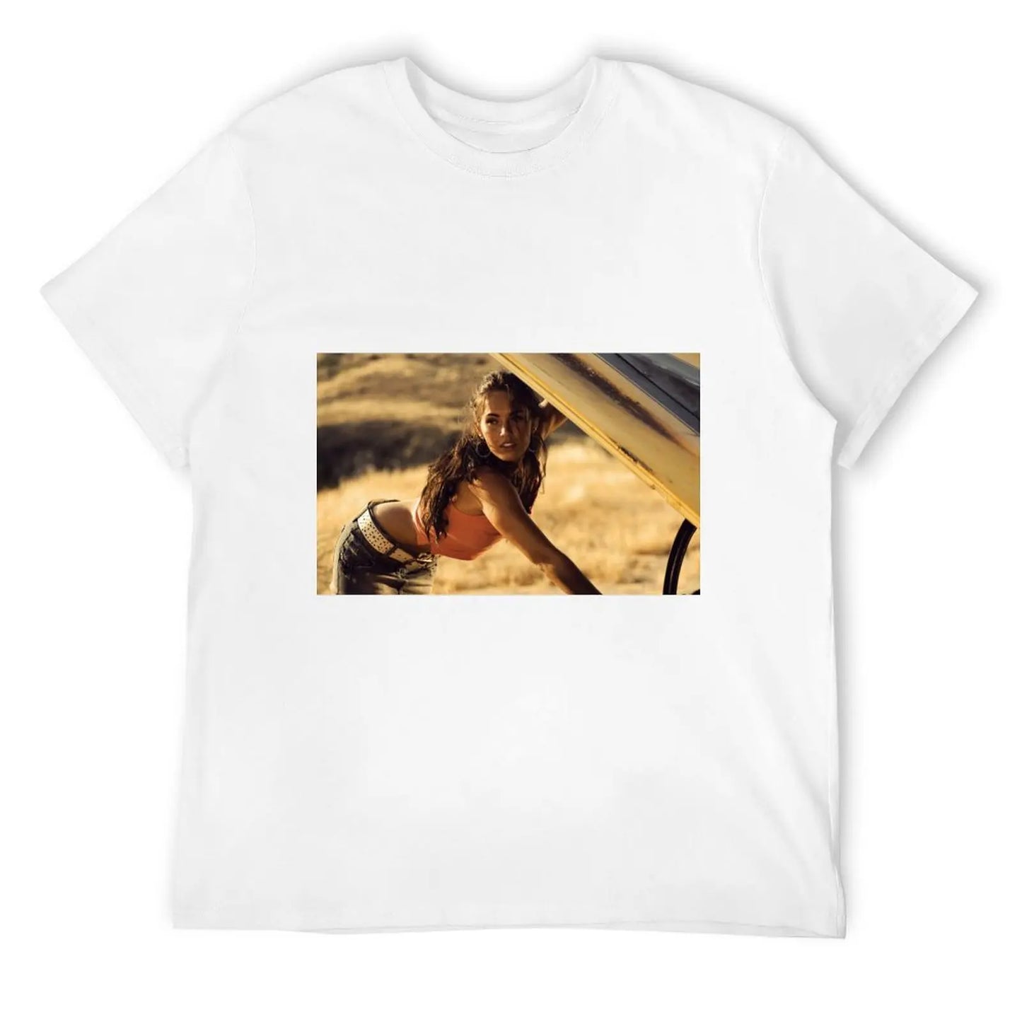 T-Shirt Transformers Blanc - Edition Megan Fox