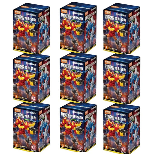 Boîte en Gros Transformers Blokees Galaxy Version 11 — Carton Complet 9 Unités Mystère