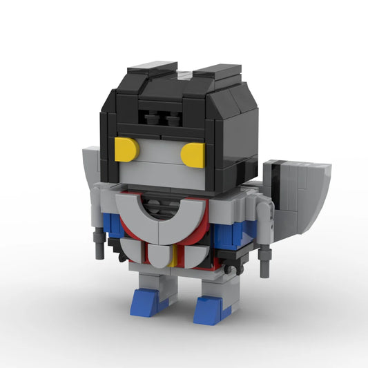 Figurine Transformers Starscream Édition One Chibi — Brick Gris Foncé Hache Décepticon