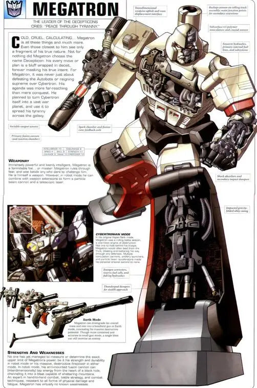 Póster Transformers - Aviso de Megatron