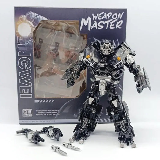 Transformers Ironhide Weapon Master Figure — Pioneer Edition Silver Finish