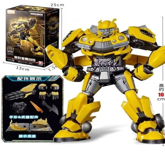 Figurine Transformers Bumblebee — Édition Accessoires Complets Socle Inclus