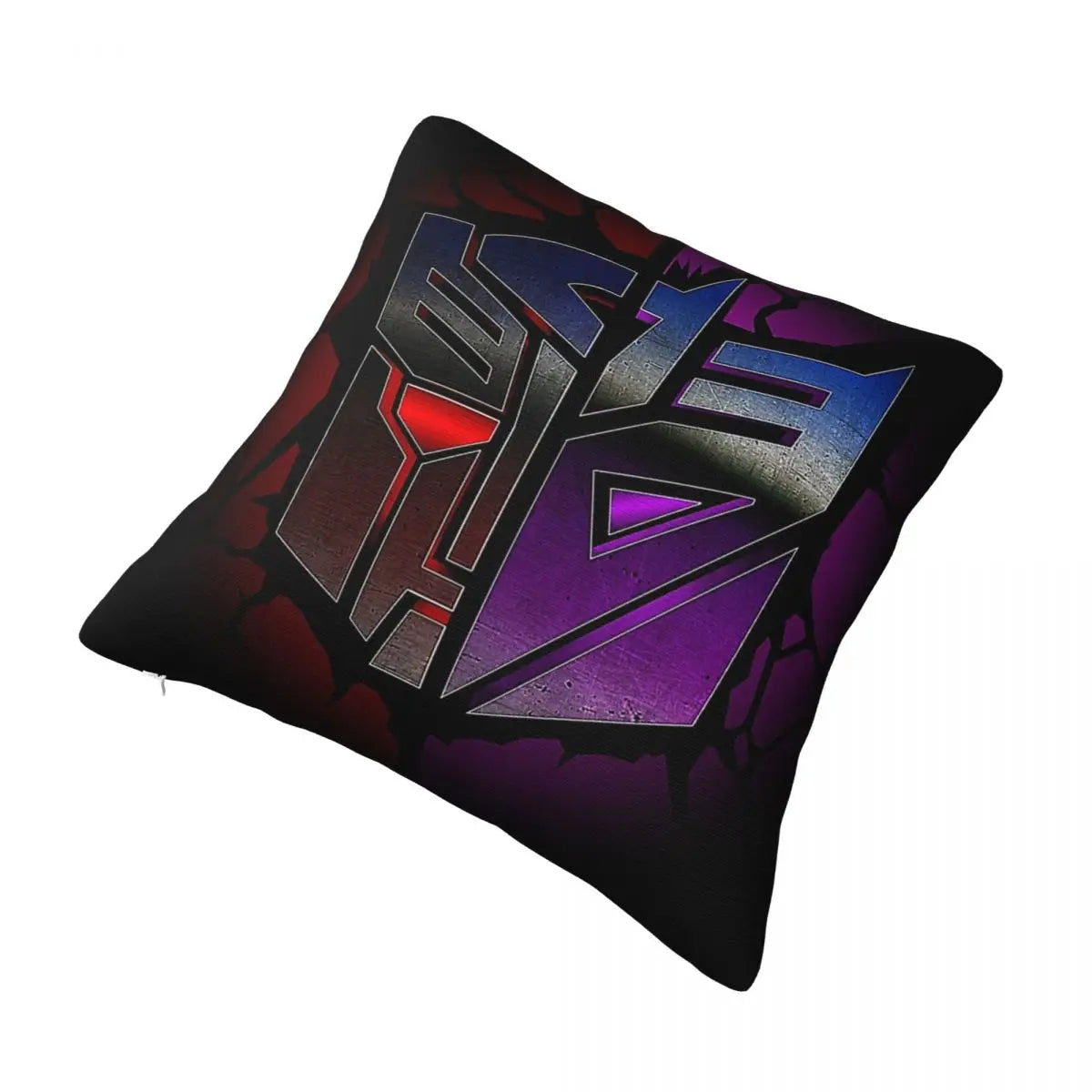 Transformers White Square pillow