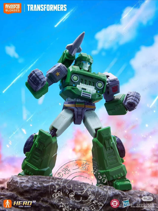 Figurine Transformers Hound Vert Militaire — Blokees Édition Explorateur Autobot