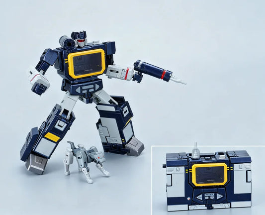 Transformers Soundwave Newage H21 Figure — KO G1 Integrated Cassette Small Size