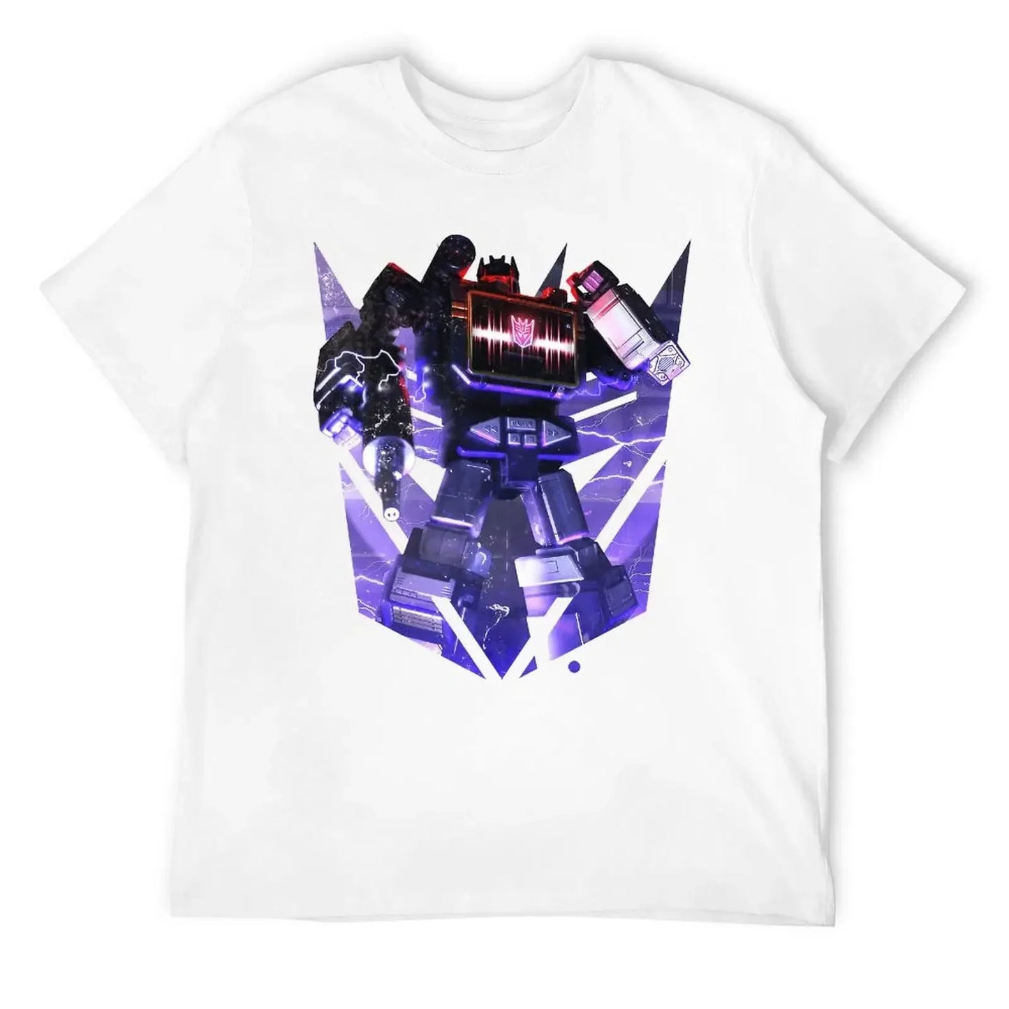 Transformers Soundwave Vintage White T-Shirt