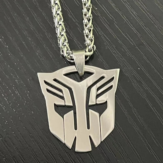 Transformers Necklace / Chain - Autobots Silver Color