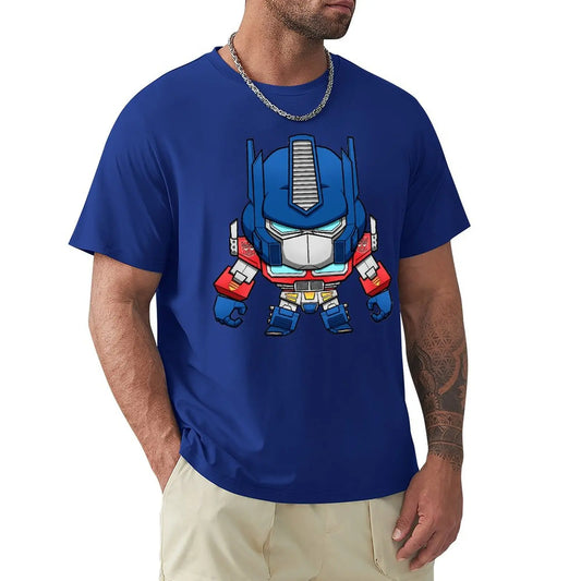 T-Shirt Transformers Soundwave Dessin Animé Bleu