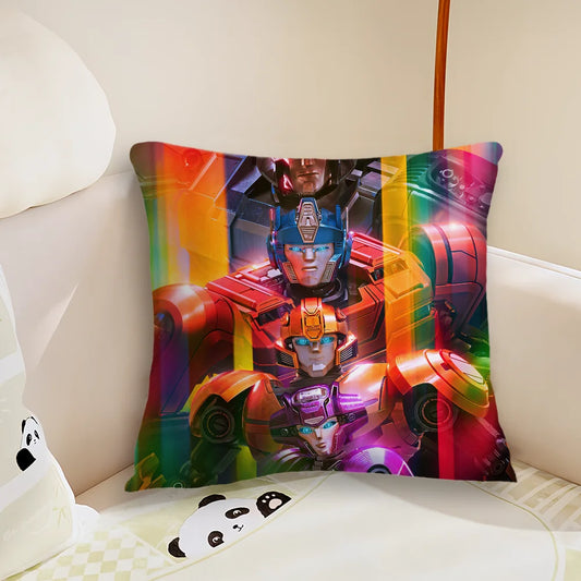 Taie d'oreiller de Sofa Transformers - Autobots Rainbow