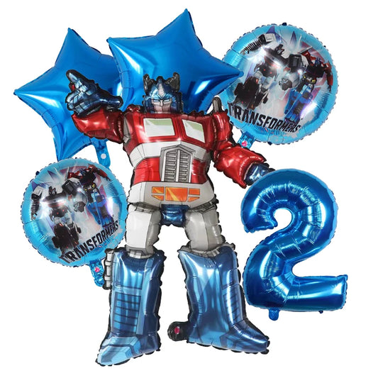 Ballon anniversaire - Optimus Prime 2 Ans