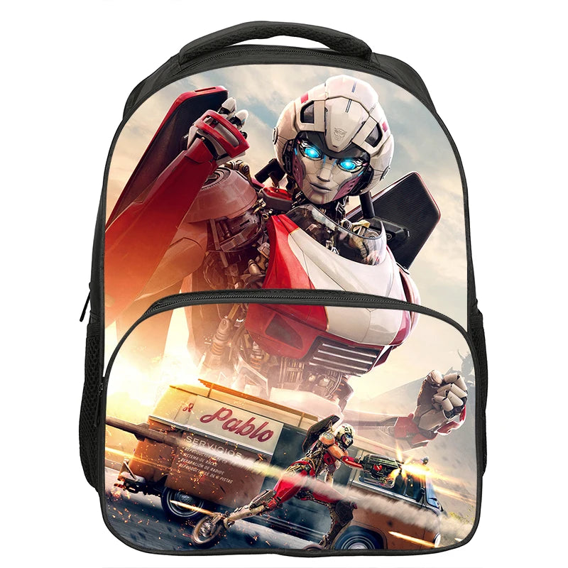 Mochila Escolar Infantil Transformers - Arcee