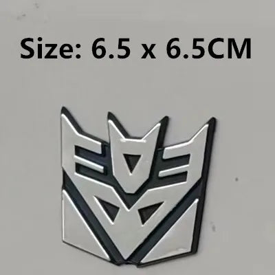 Emblema/Pegatinas de Transformers - Decepticons (6,5x6,5cm)