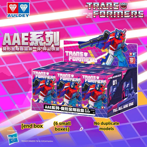 Pack Figurines Transformers Blind Box Wave 1 — Lot Complet 6 Figurines