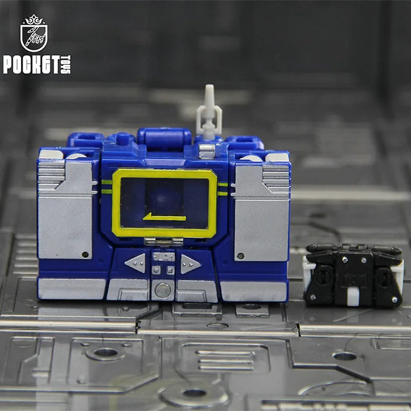 Mini Figurine Transformers Soundwave 11cm — Blue Pocket Version