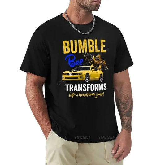 T-Shirt Transformers Bumblebee - "Transforms" Noir