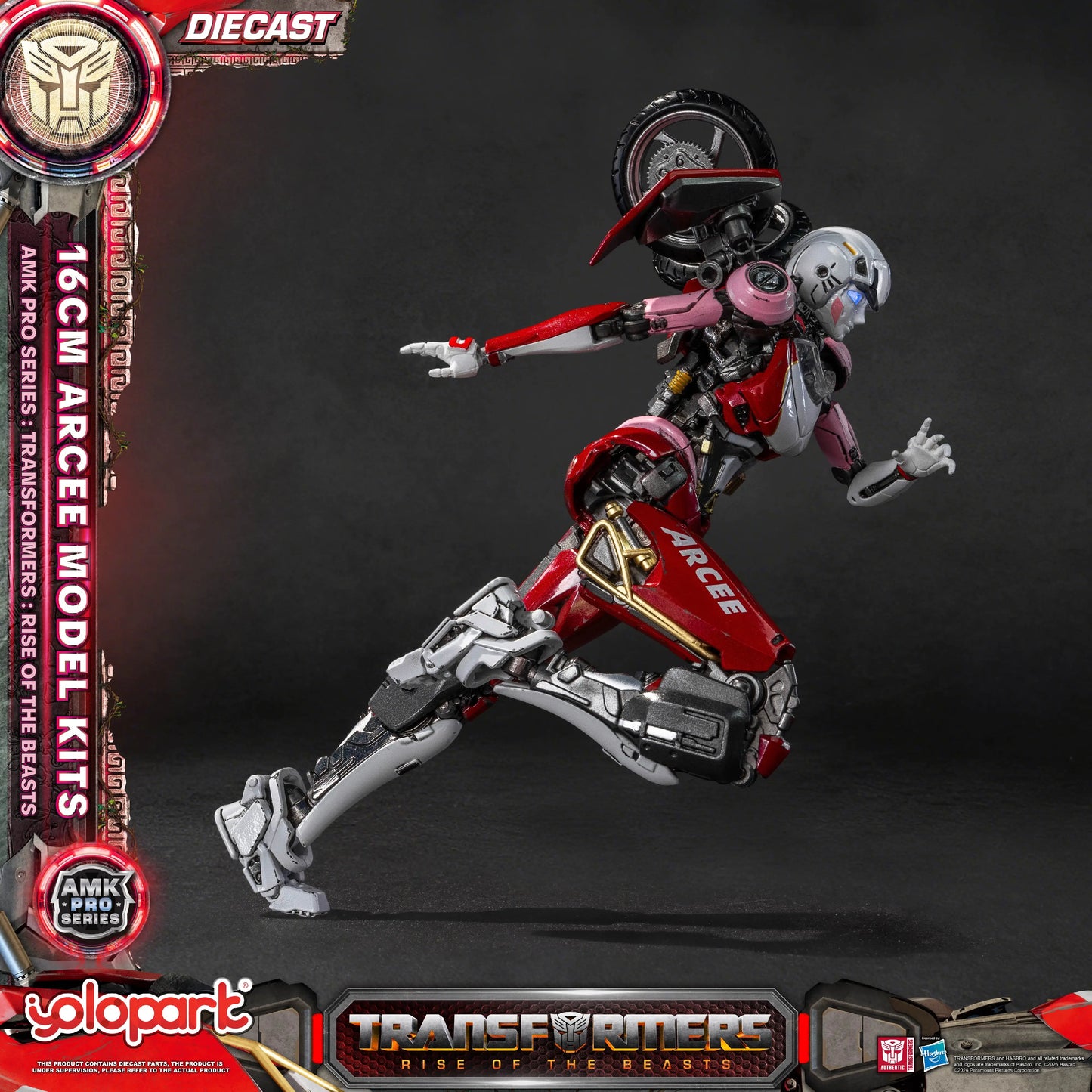 Figurine Transformers Arcee 16cm — Rise of the Beasts AMK Pro Kit