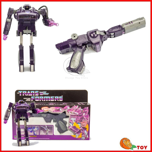 Transformers Shockwave G1 84-86 Figure — Reissue Integrated Blaster Complete Box