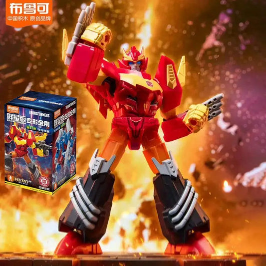 Figurine Transformers Rodimus — Blokees Édition Chef de Guerre Prestige