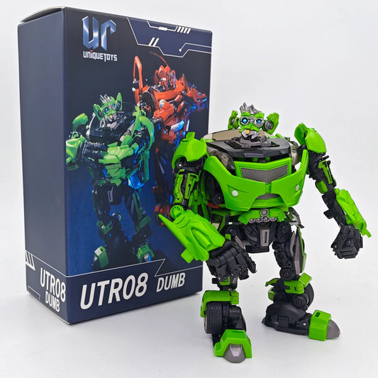 Figurine Transformers Skids et Mudflap — Duo Jumeaux Vert Dumb Unique Toys