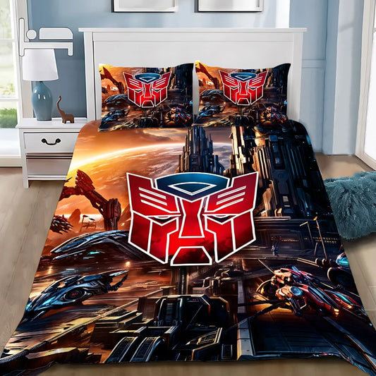 Housse de Couette Autobots in the City