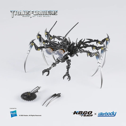 Figurine Transformers Créature Arachnide Chromée — Dark of the Moon Édition Prestige