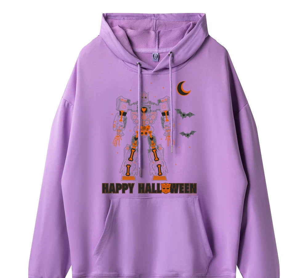 Purple Transformers Sweater - Halloween Edition