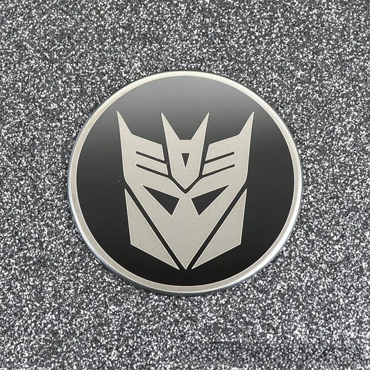 Emblème Decepticons Transformers - Roue de voiture (Compatible Tesla Modèle 3/Y/S)