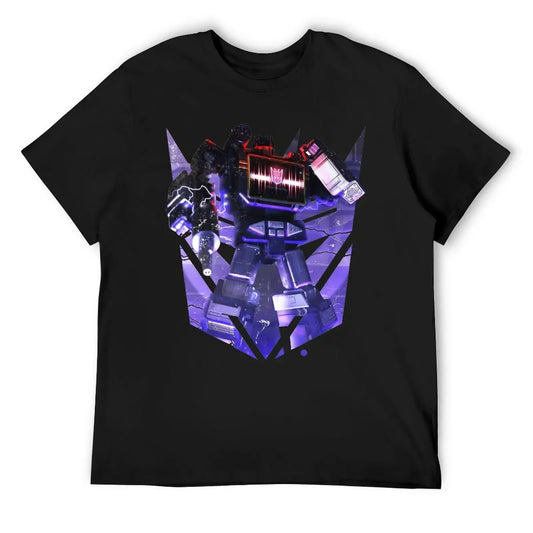 T-Shirt Transformers Soundwave Vintage Noir