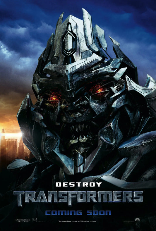 Póster Transformers "Destroy" - Decepticons