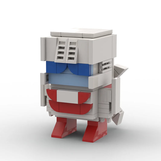 Figurine Transformers Blades — Hélicoptère Brick Blanc Rouge et Bleu Protectobot