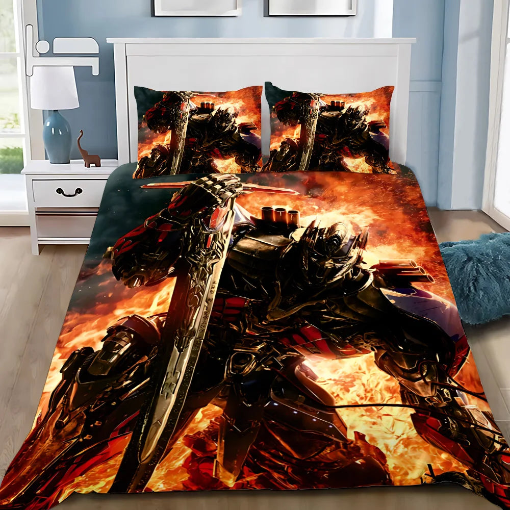 Megatron Duvet Cover - Fire