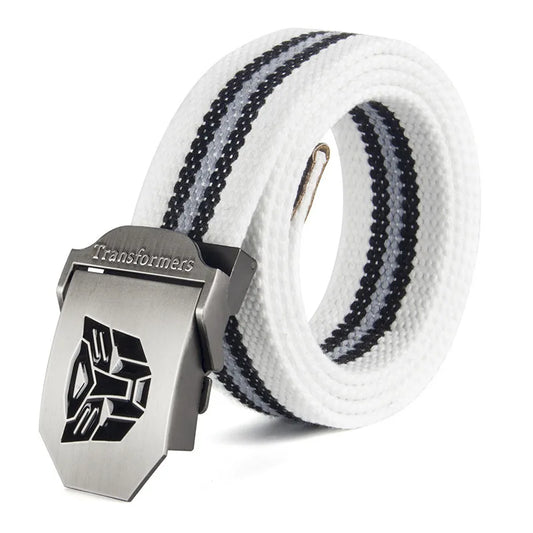 Cinturón de Transformers - Logotipo blanco de los Autobots