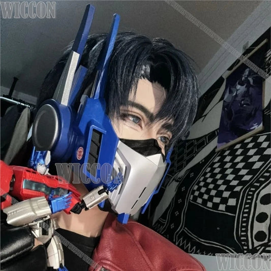 Masque Transformers Robot Cosplay — Casque Mécanique Réglable Convention
