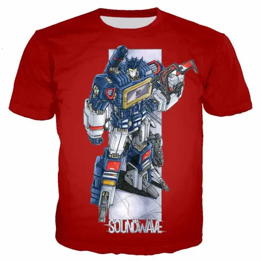 Camiseta Transformers Niño - Soundwave