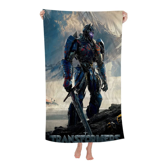 Serviette de bain/plage Transformers - Optimus Prime Icone