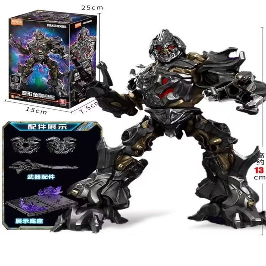 Figurine Transformers Megatron — Ailes Décepticon Crâne Doré
