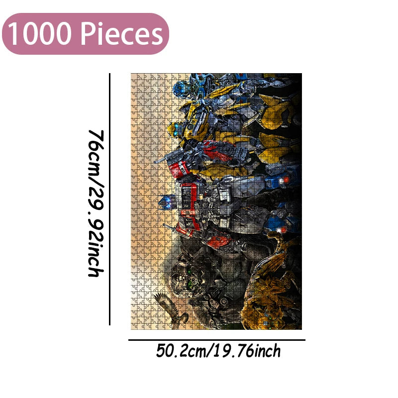 Transformers Optimus Prime Wooden Puzzle - 1000 Pieces