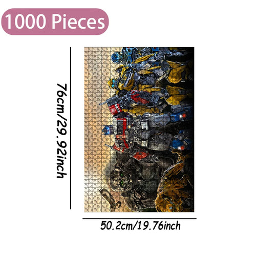 Transformers Optimus Prime Wooden Puzzle - 1000 Pieces