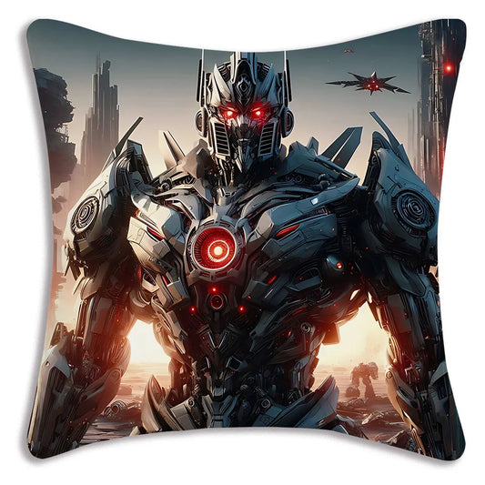 Housse de Coussin Transformers - "Megatron in the City"