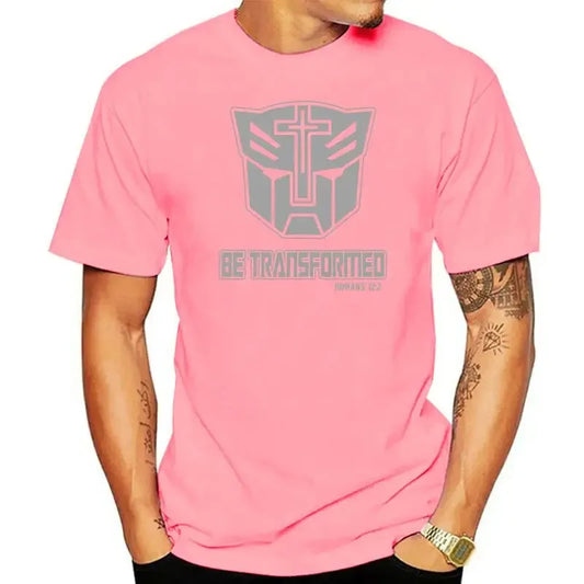 Transformers T-Shirt - "Be Transformed" Pink