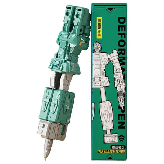 Transformers 2 in 1 Toy - Figure and Pen Green Edition