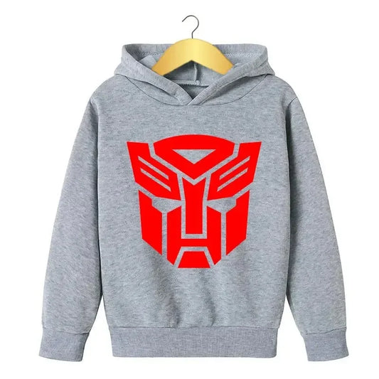 Transformers Children's Sweater Grey/Red - Autobots