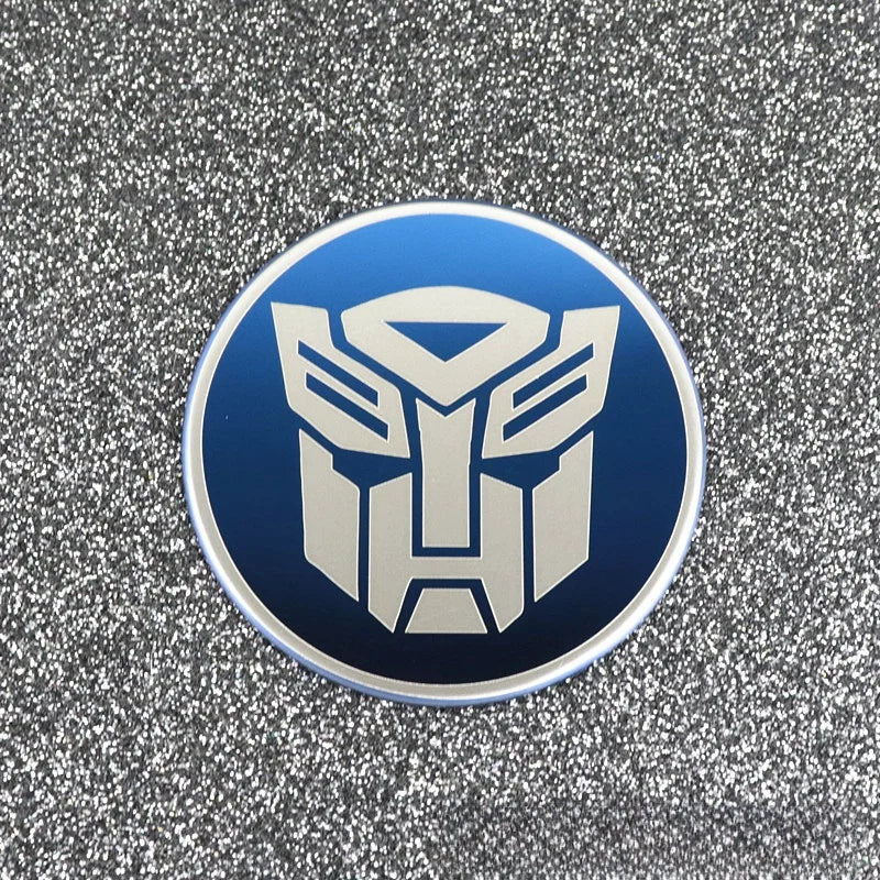 Transformers Blue Autobots Emblem - Car Wheel (Compatible Tesla Model 3/Y/S)