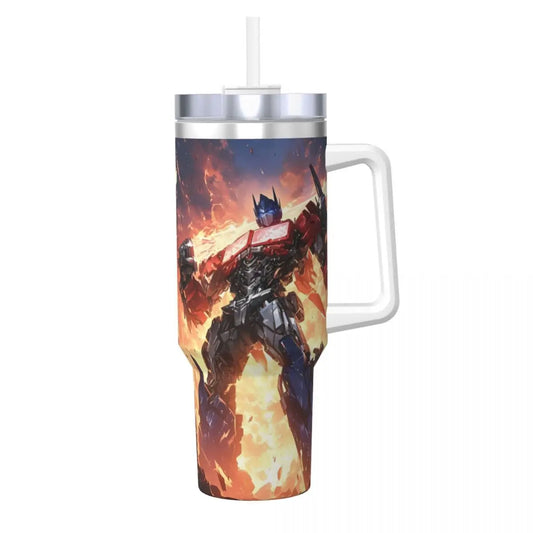 Gourde Acier inoxydable - Chaud & Froid - Edition Optimus Prime Fire