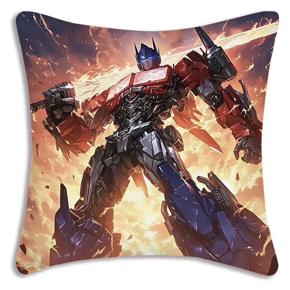 Housse de Coussin Transformers - Optimus Prime Fire