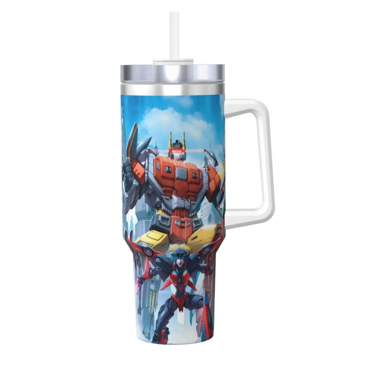 Stainless Steel Water Bottle - Hot &amp; Cold - Transformers World Cartoon 2.0 Edition