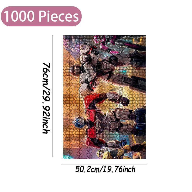 Puzzle Transformers Megatron and Optimus Prime — 1000 Pieces